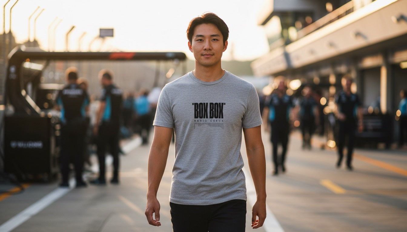 T-Shirt - BOX BOX - Grey