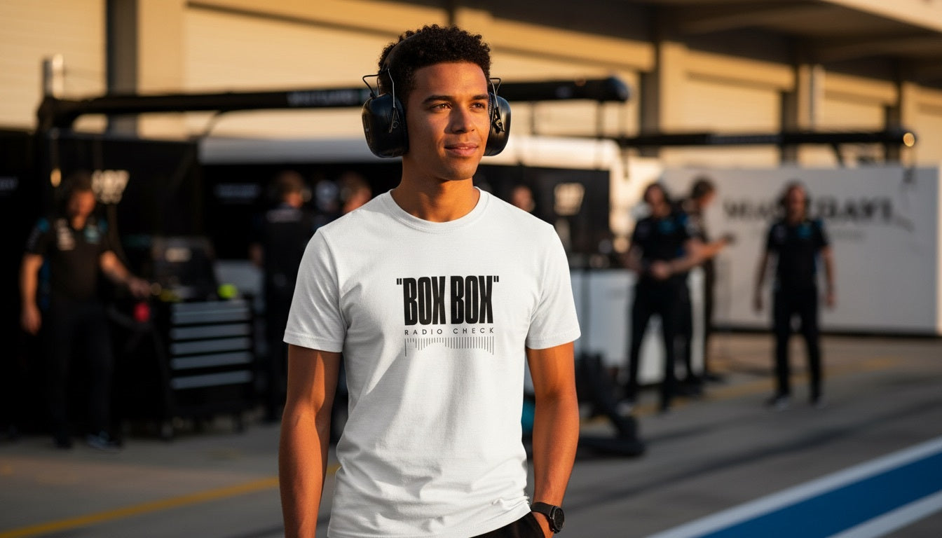 T-Shirt - BOX BOX - White