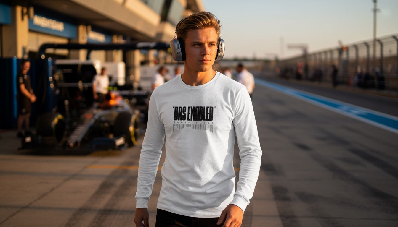 Long Sleeves - DRS ENABLED - White