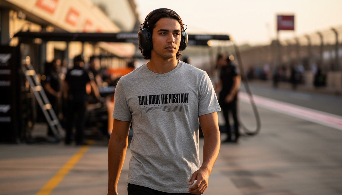 T-Shirt - GIVE BACK THE POSITION - Grey