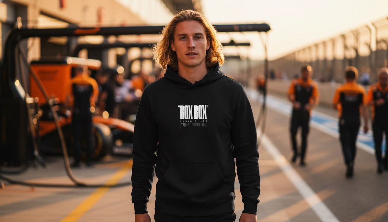 Hoodie - BOX BOX - Black