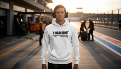Hoodie - MY SOFTS ARE DEAD MATE - White