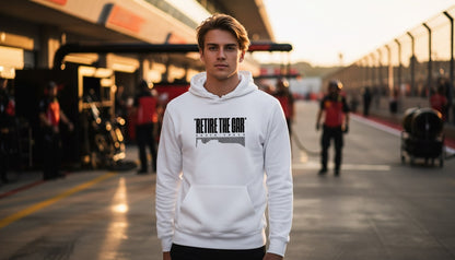 Hoodie - RETIRE CAR - White