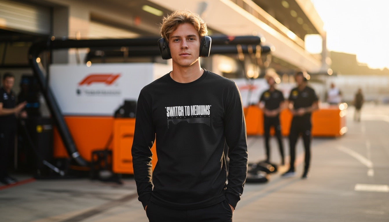 Long Sleeves - SWITCH TO MEDIUMS - Black