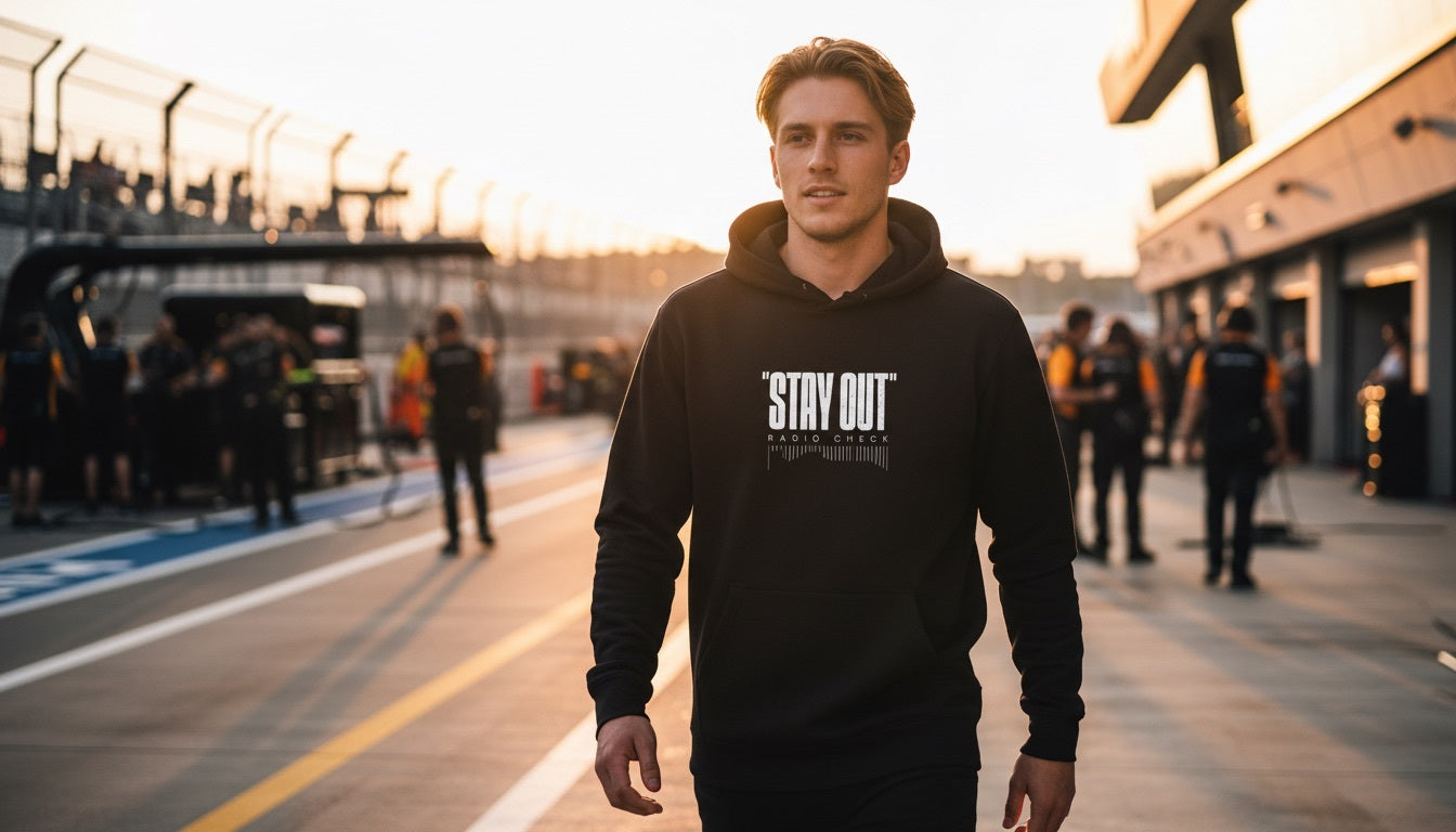Hoodie - STAY OUT - Black