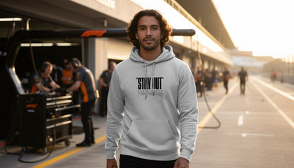 Hoodie - STAY OUT - Grey