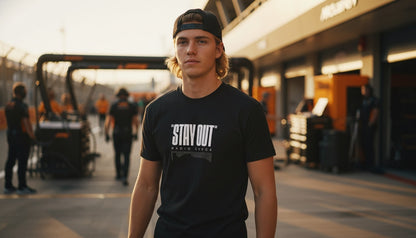 T-Shirt - STAY OUT - Black