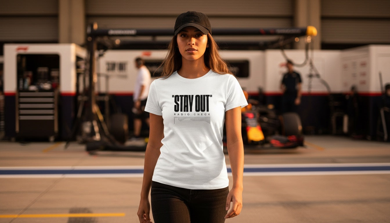 T-Shirt - STAY OUT - White