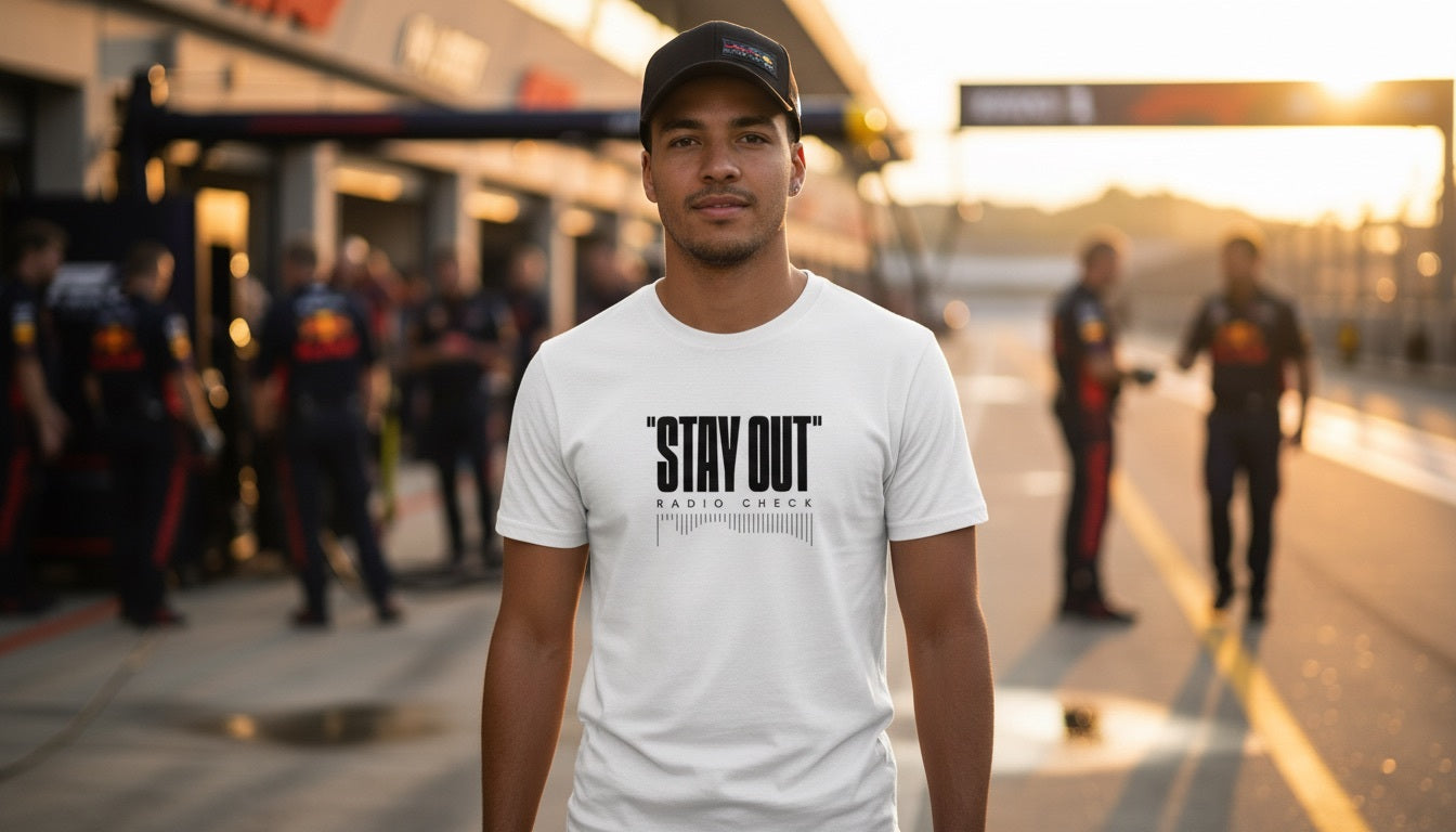 T-Shirt - STAY OUT - White
