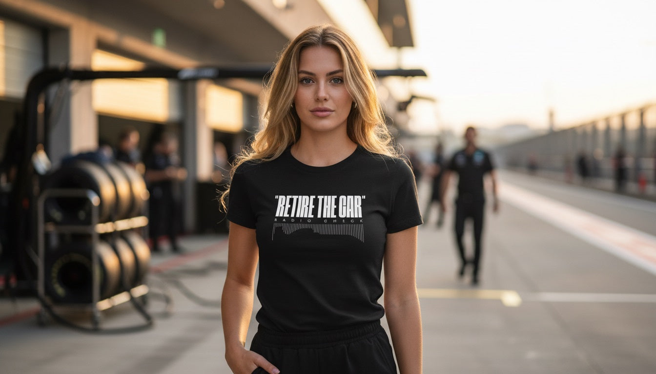 T-Shirt - RETIRE CAR - Black