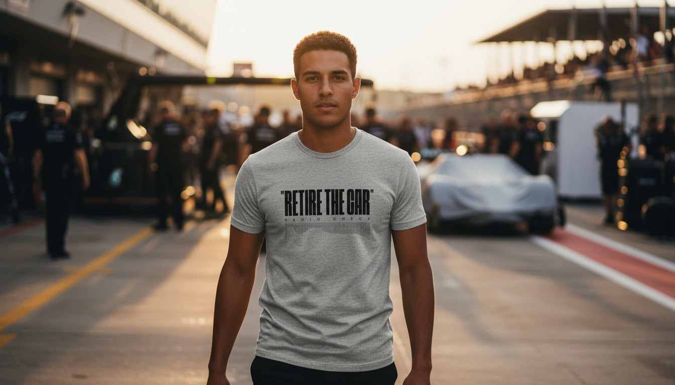 T-Shirt - RETIRE THE CAR - Grey