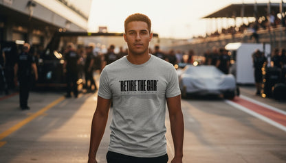 T-Shirt - RETIRE THE CAR - Grey