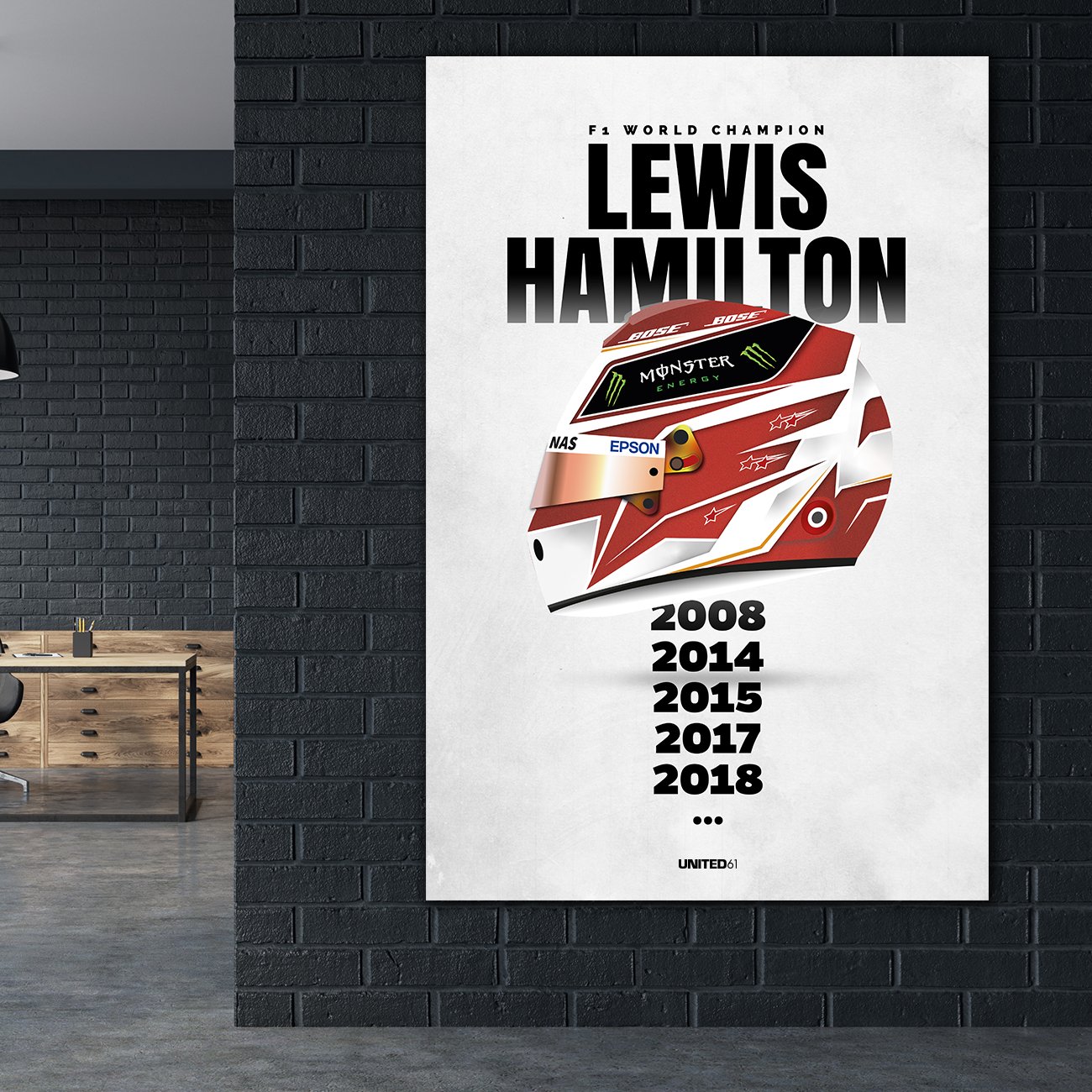 Lewis Hamilton, Grand prix du Japon 2019 I de Motorsport Images en poster,  tableau sur toile et plus