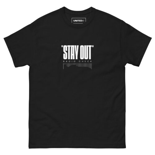T-Shirt - STAY OUT - Black
