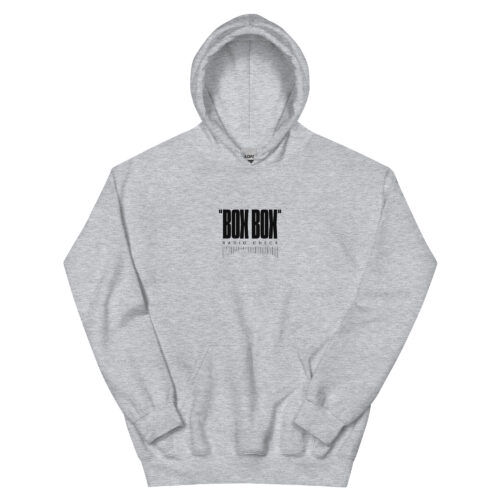 Hoodie - BOX BOX - Grey