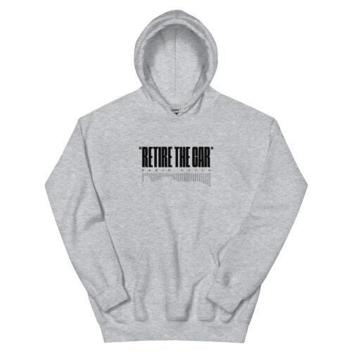 Hoodie - RETIRE THE CAR - Grey