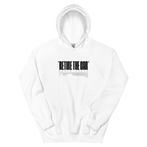 Hoodie - RETIRE CAR - White